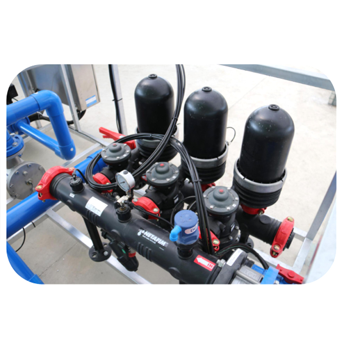 Automatic backwash filter unit