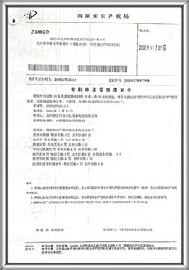 Patent certificate 20